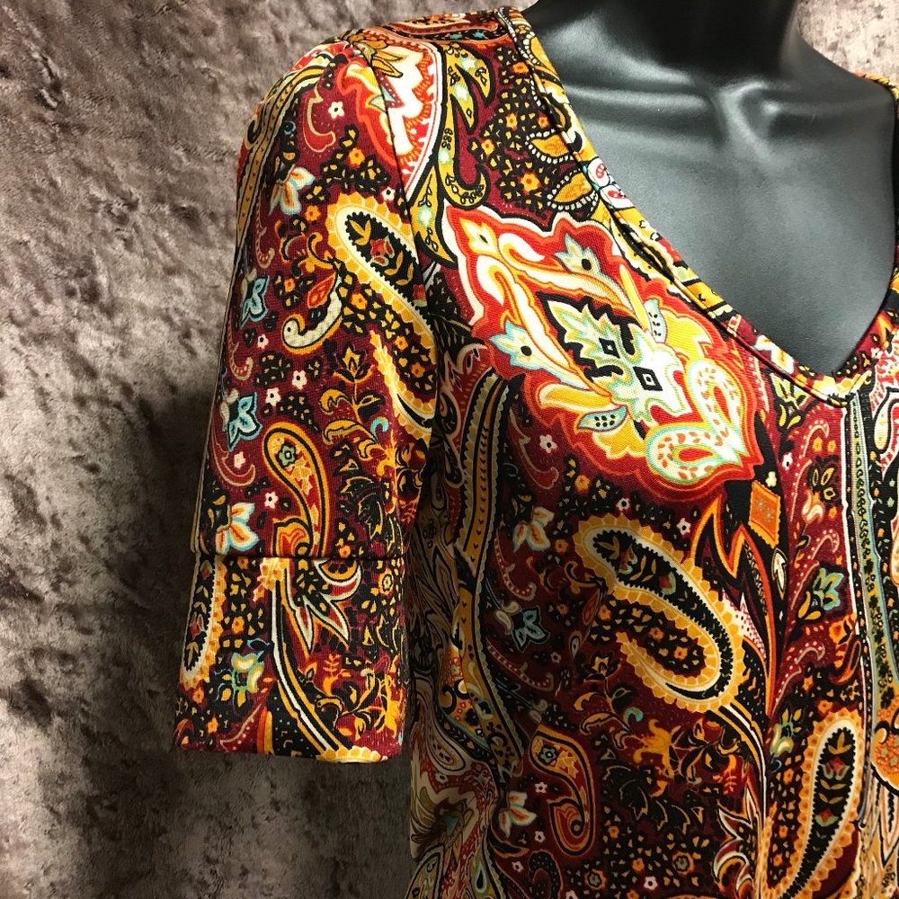 Boho, Hippie Chic 70's Style Mini Dress